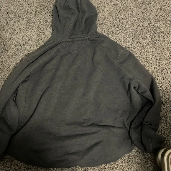 Carhartt Dark Gray Hooded Sweatshirt - Picture 4 of 4